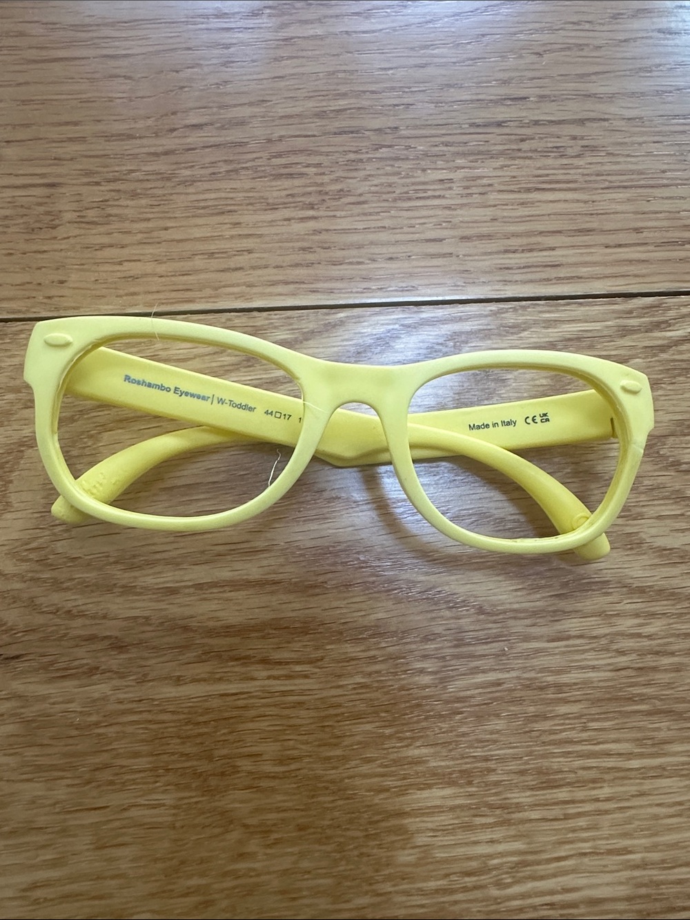 RoShamBo Kids Yellow Toddler Eyewear - Flexible Frame